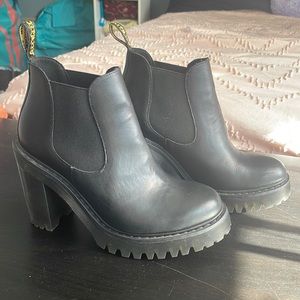 Dr. Martens Black Combat Boots